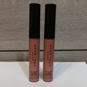 Lot of 2 Avon True Color Lip Glow Lip Gloss-Lightburst- Brand New